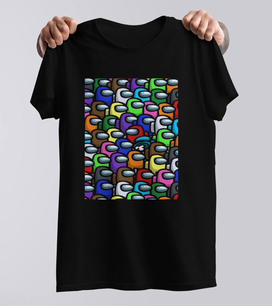Where Is Impostor Crew Crewmates Among Us Game Search T-Shirt
