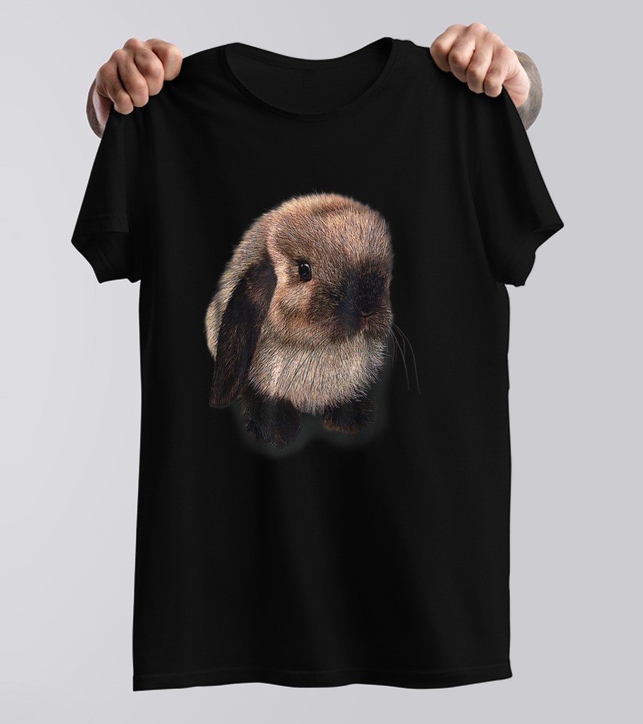 Siamese Holland Lop Bunny Rabbit 248 T-Shirt