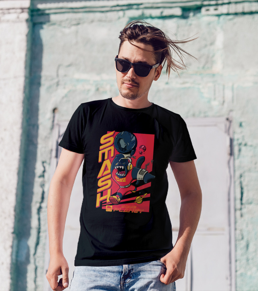 Smash Black War Some Planet T-Shirt