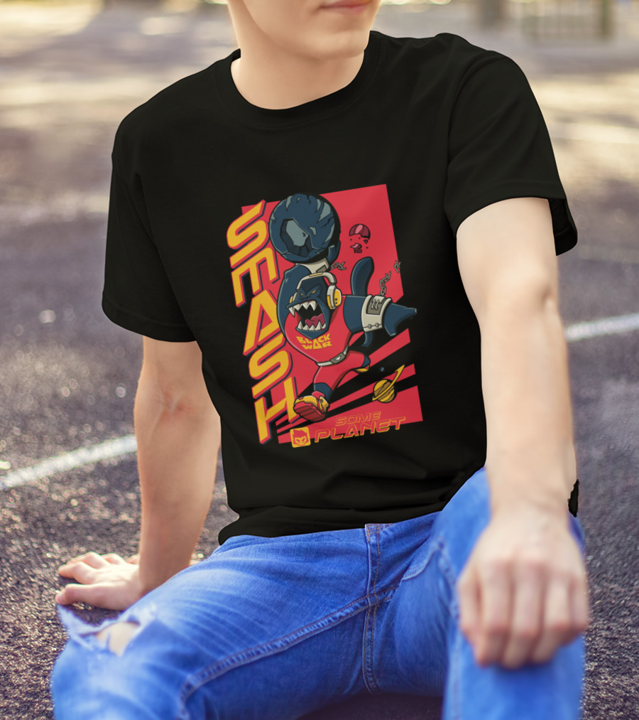 Smash Black War Some Planet T-Shirt