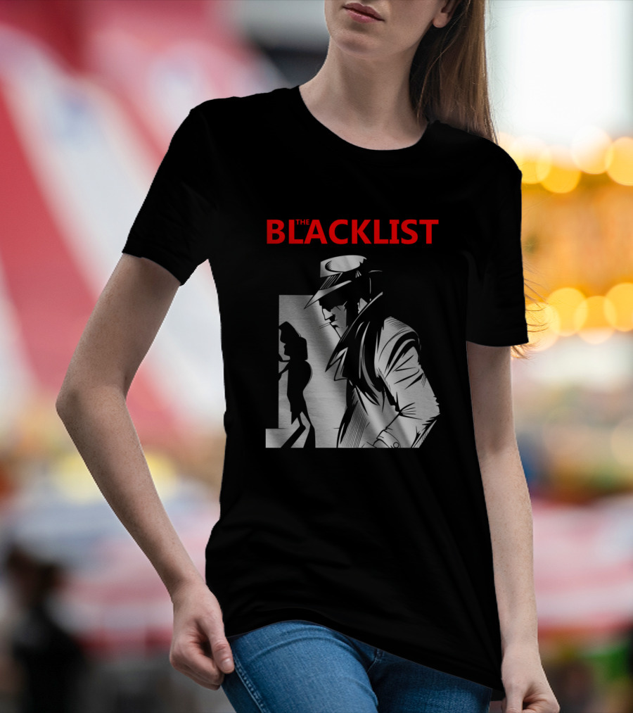 The Blacklist Tv Series Noir Detective And Femme Fatale T-Shirt