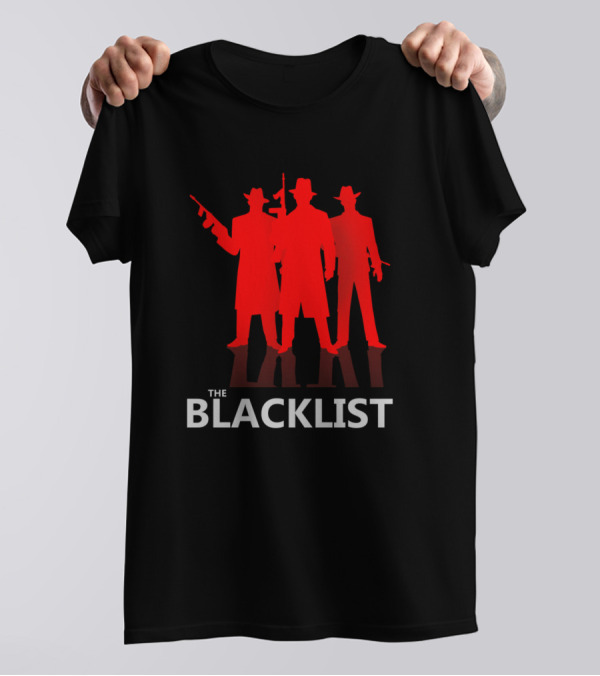 THE BLACKLIST TV SHOW RED SILHOUETTES T-Shirt