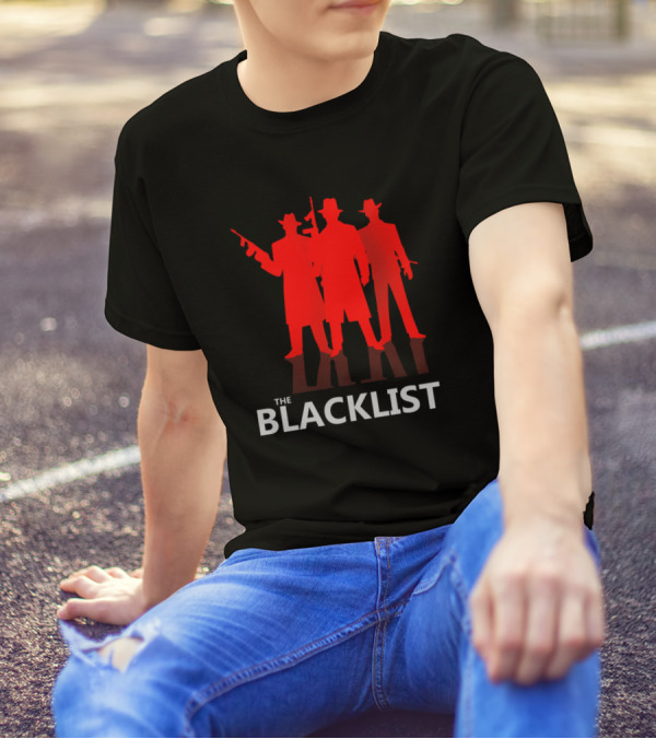 THE BLACKLIST TV SHOW RED SILHOUETTES T-Shirt