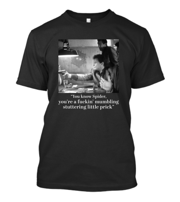 Tommy Gun Mobster Scene Quote 'You Know Spider' T-Shirt