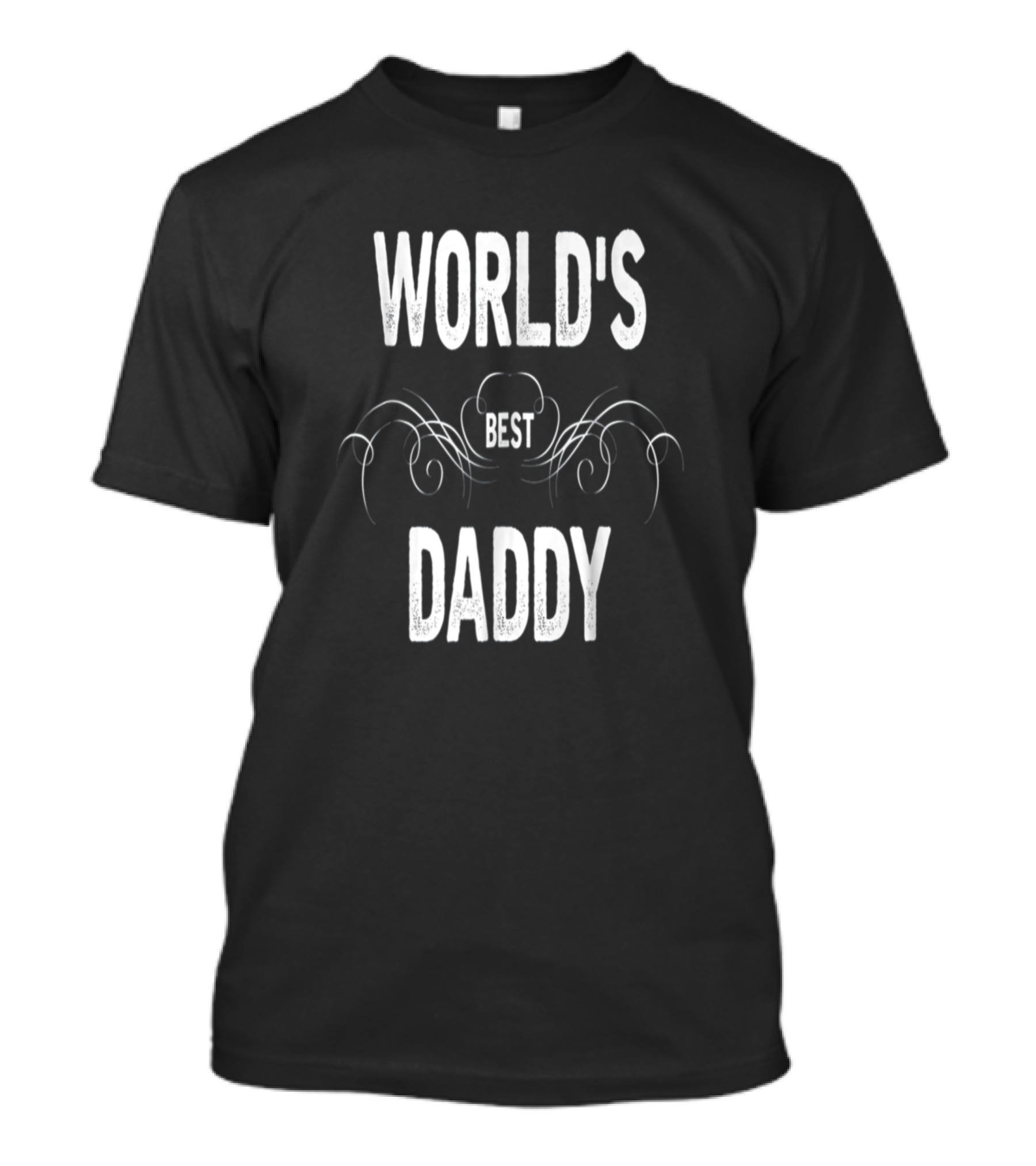 WORLD'S BEST DADDY Father's Day Swirl T-Shirt