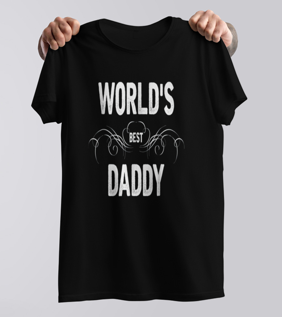 WORLD'S BEST DADDY Father's Day Swirl T-Shirt