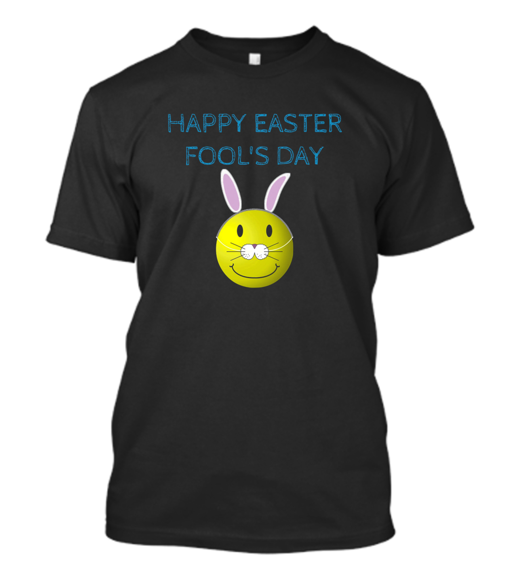 Happy Easter Fool's Day Smiley Bunny Prank T-Shirt