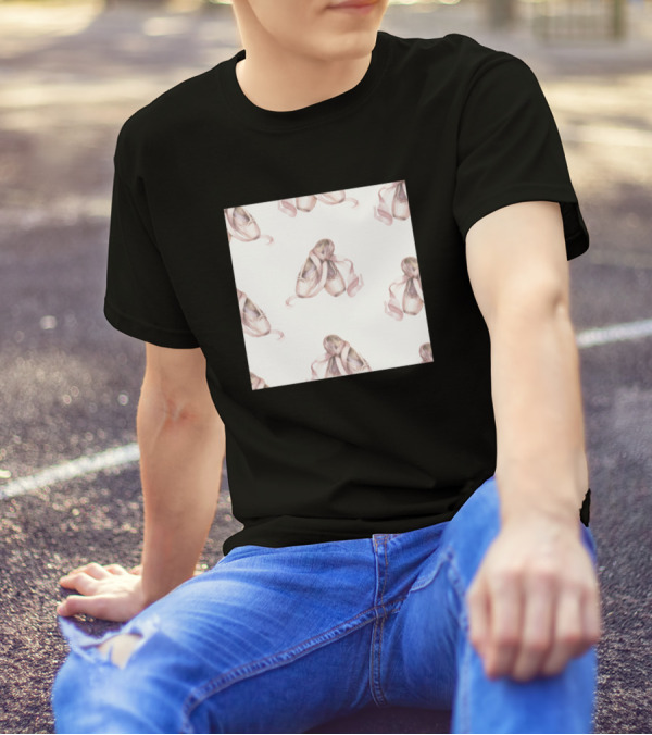 Awesome Ballet Slippers Pattern Neck Gaiter T-Shirt