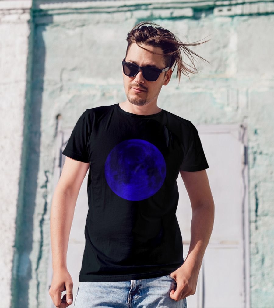 Blue Moon Space Love Costume Idea Concept T-Shirt