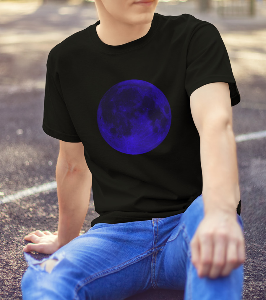 Blue Moon Space Love Costume Idea Concept T-Shirt