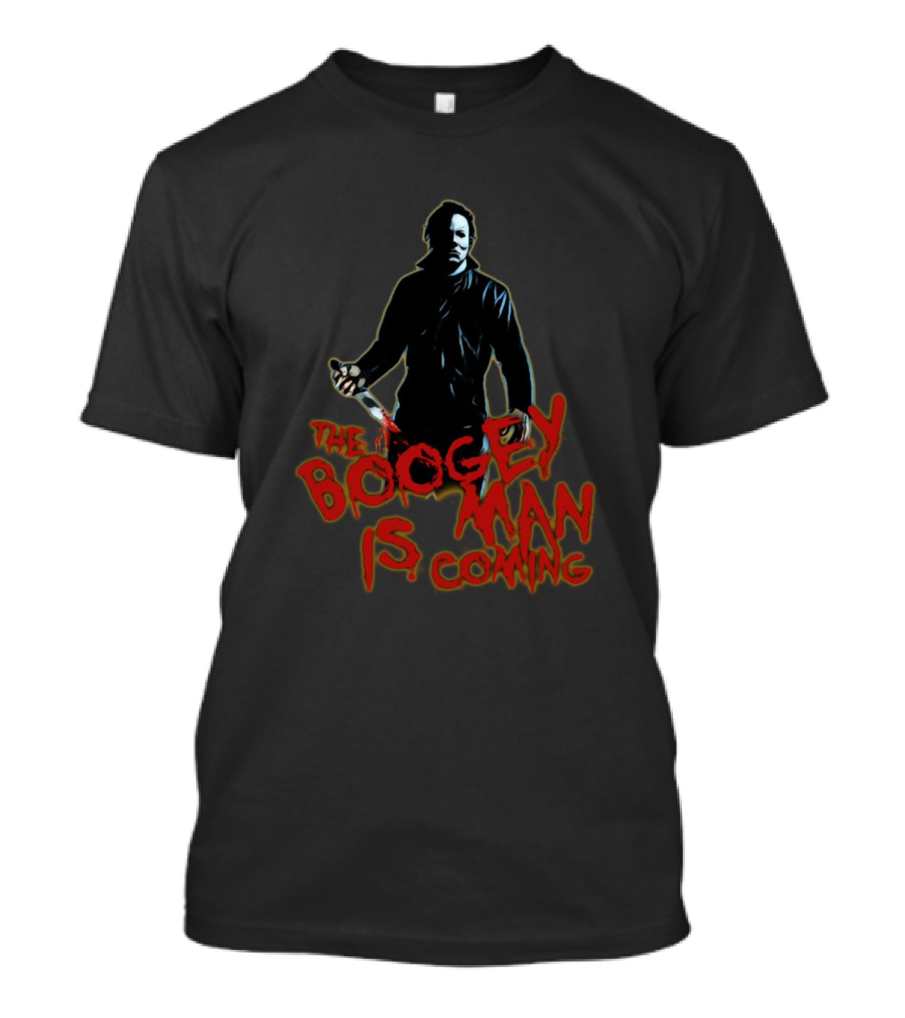 The Boogey Man Is Coming Michael Myers Halloween T-Shirt