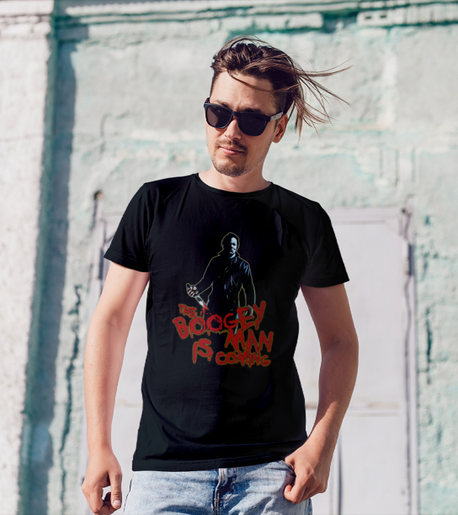 The Boogey Man Is Coming Michael Myers Halloween T-Shirt