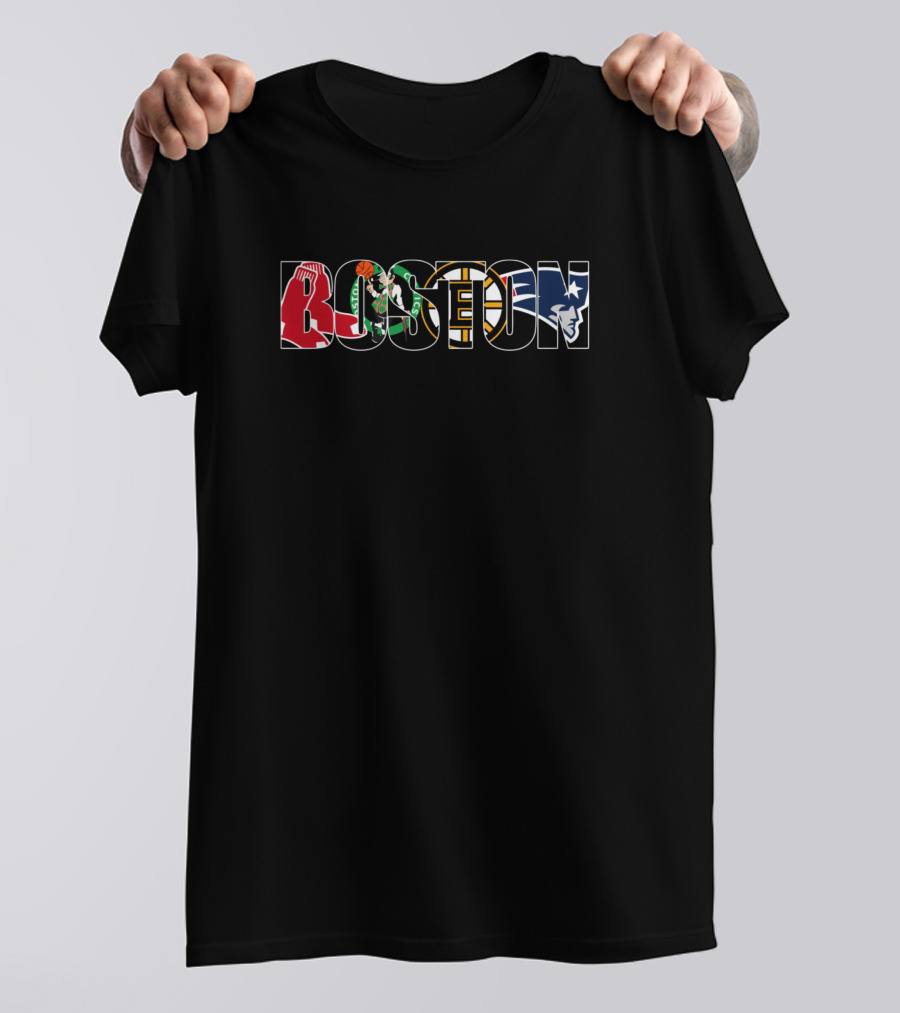 Boston Red Sox Celtics Bruins Patriots Sports T-Shirt