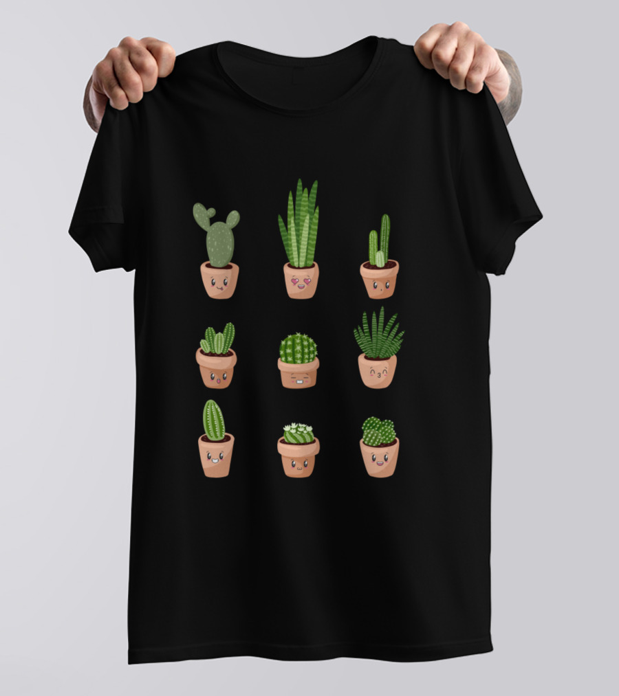 Cactus Lover Fun Thorns Desert Garden Plant Cactus T-Shirt