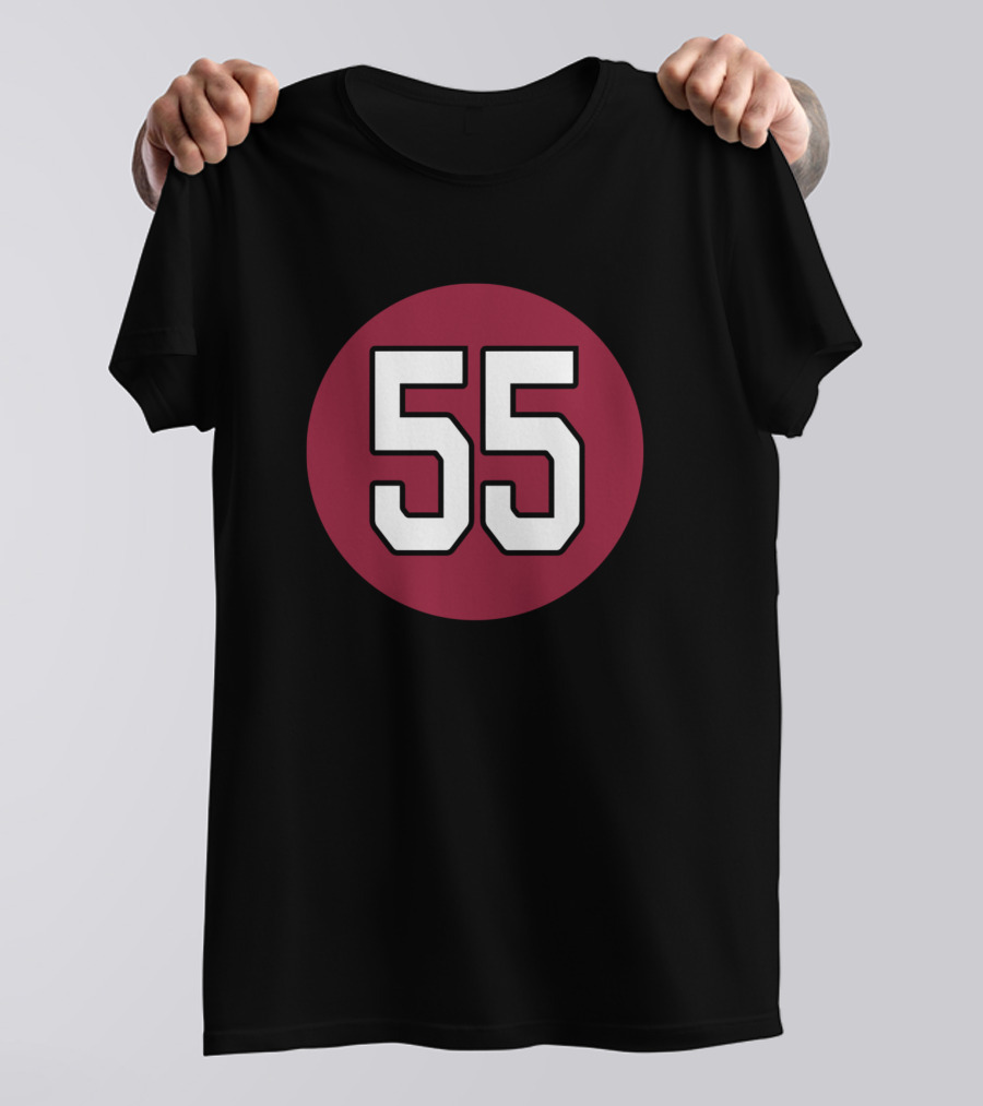 Chandler Jones 55 Jersey Number Recognition T-Shirt