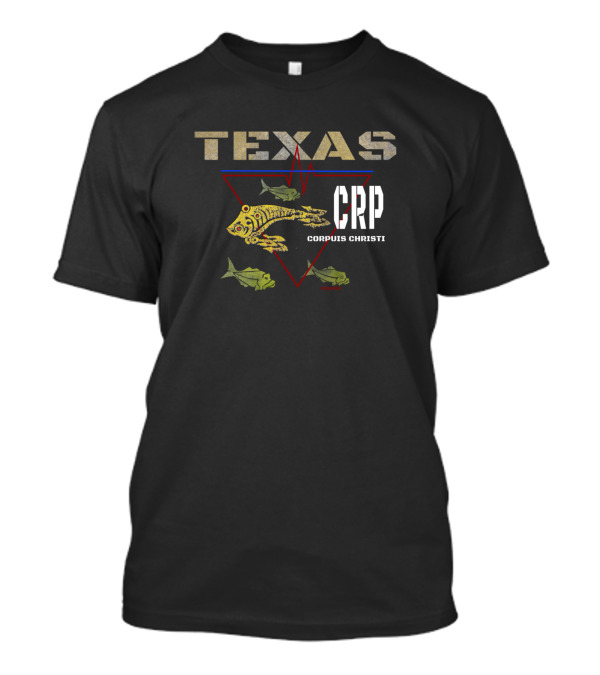 Texas Corpus Christi CRP Fish Triangle T-Shirt