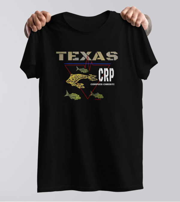 Texas Corpus Christi CRP Fish Triangle T-Shirt