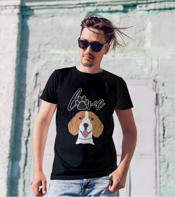 Love Beagle I Love My Beagle I Love Dogs Beagle T-Shirt
