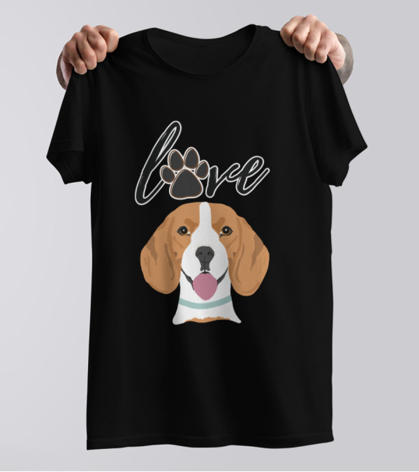 Love Beagle I Love My Beagle I Love Dogs Beagle T-Shirt