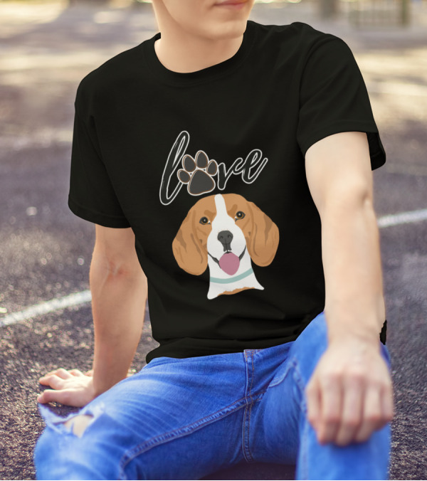 Love Beagle I Love My Beagle I Love Dogs Beagle T-Shirt