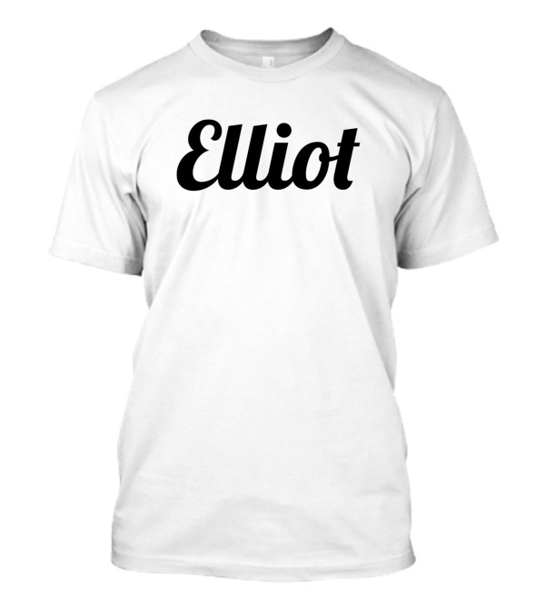 Elliot Retro Name Style Bold Font T-Shirt