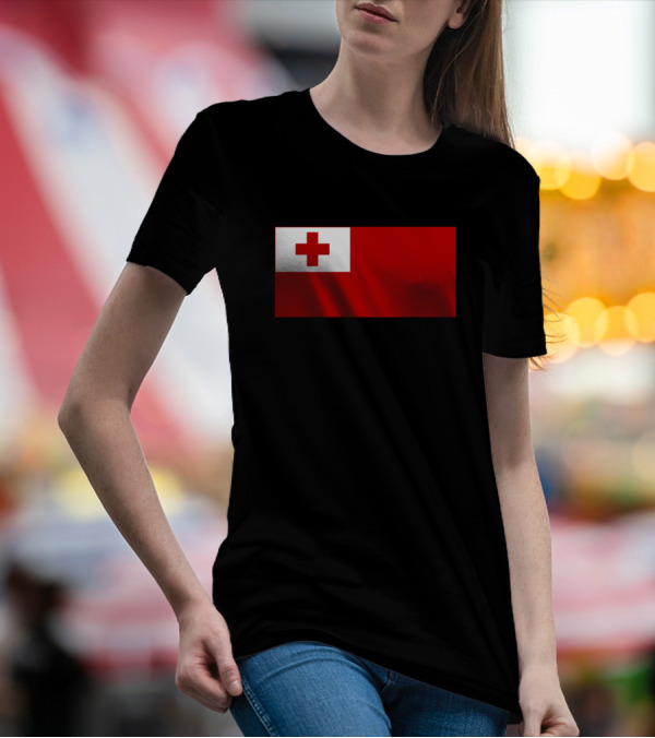 Flag Of Tonga Icon T-Shirt
