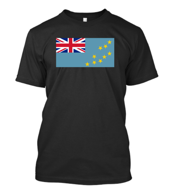 Flag Of Tuvalu Union Jack And Stars T-Shirt