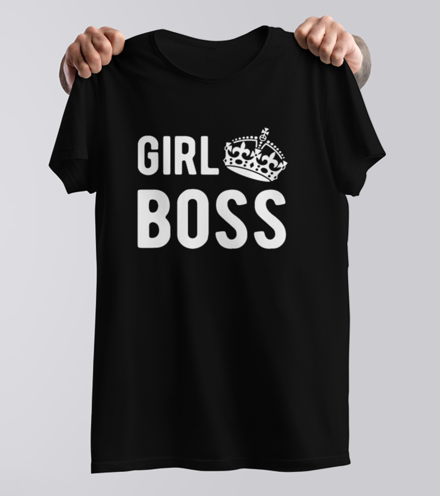 GIRL BOSS Crown Icon Empowerment T-Shirt