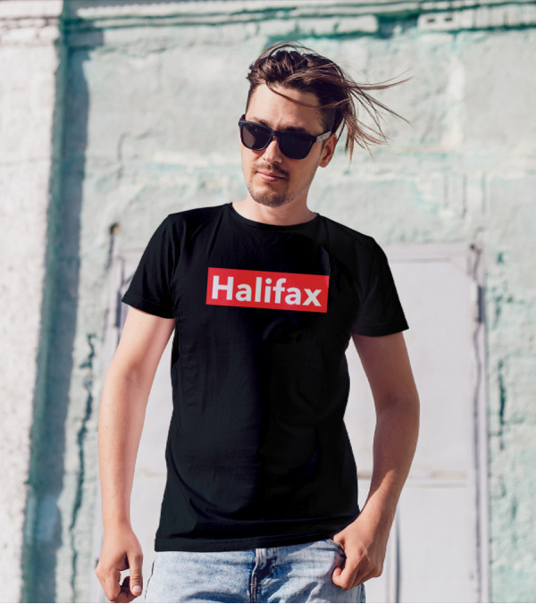 Halifax Red Box Style Branding T-Shirt