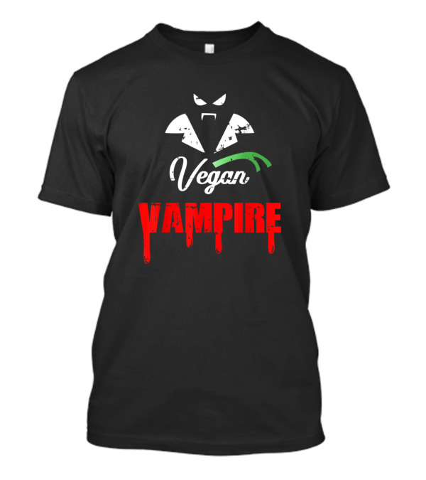 Vegan Vampire Halloween T-Shirt