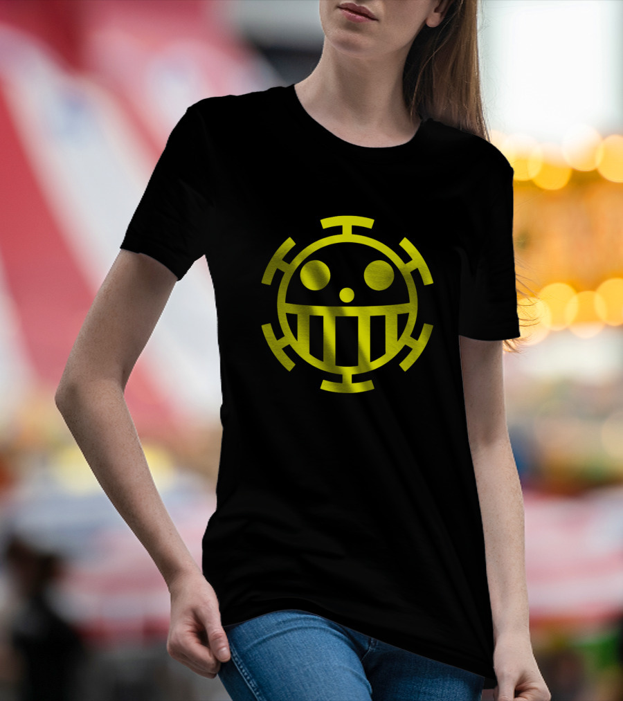 Heart Pirates Jolly Roger Yellow T-Shirt