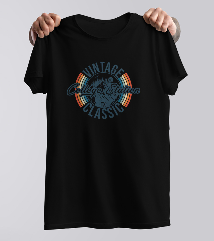 Vintage Classic College Station TX T-Shirt