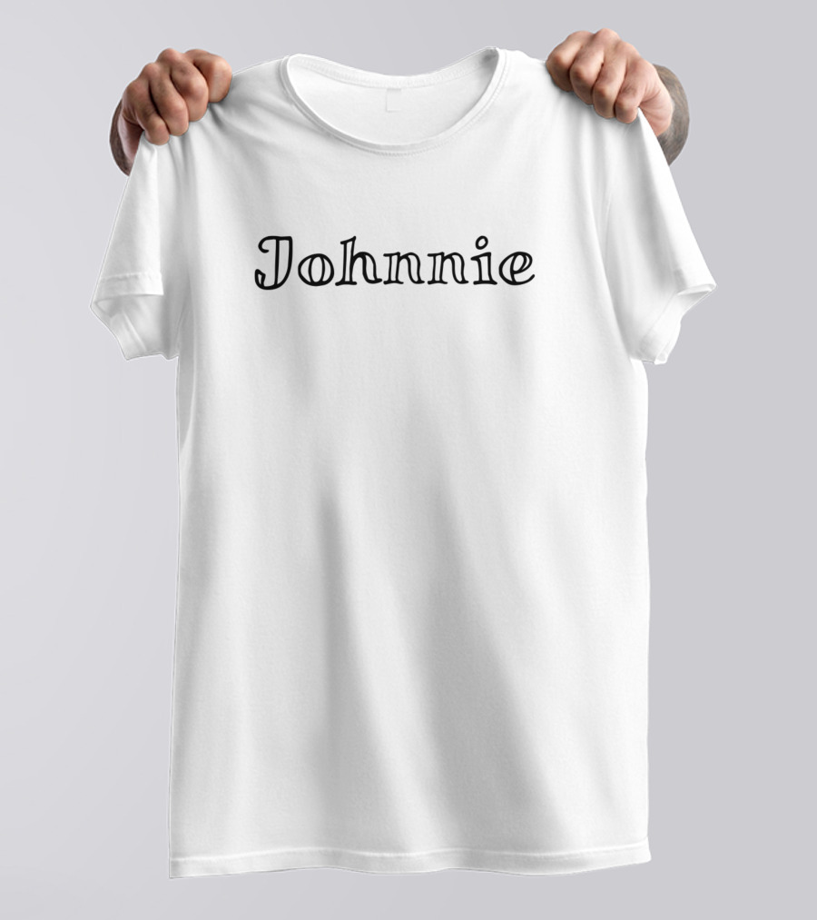 Johnnie Classic Font Typography T-Shirt