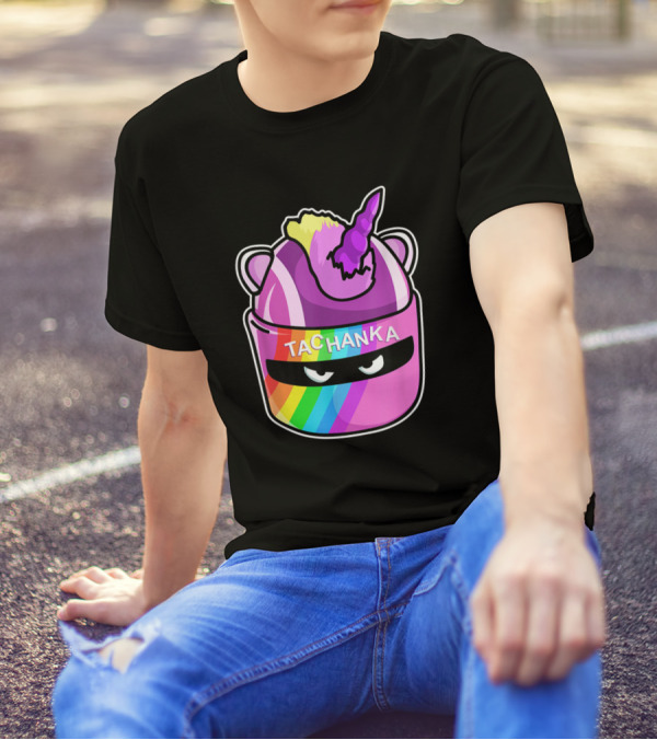 Tachanka Rainbow Unicorn Helmet Cartoon T-Shirt