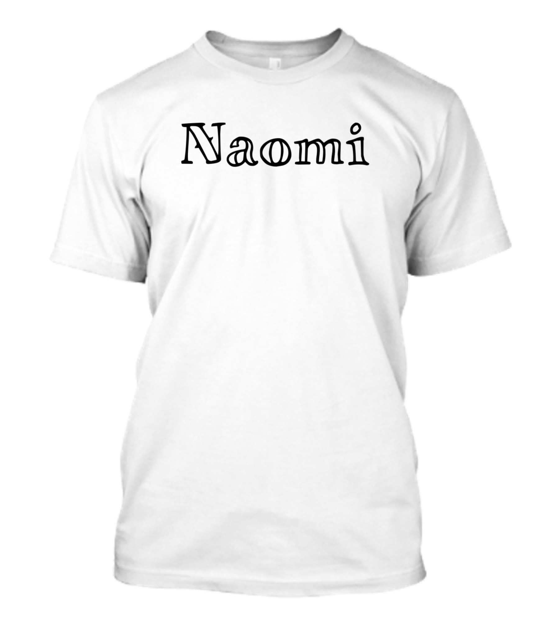 Naomi Omega Symbol Typography T-Shirt
