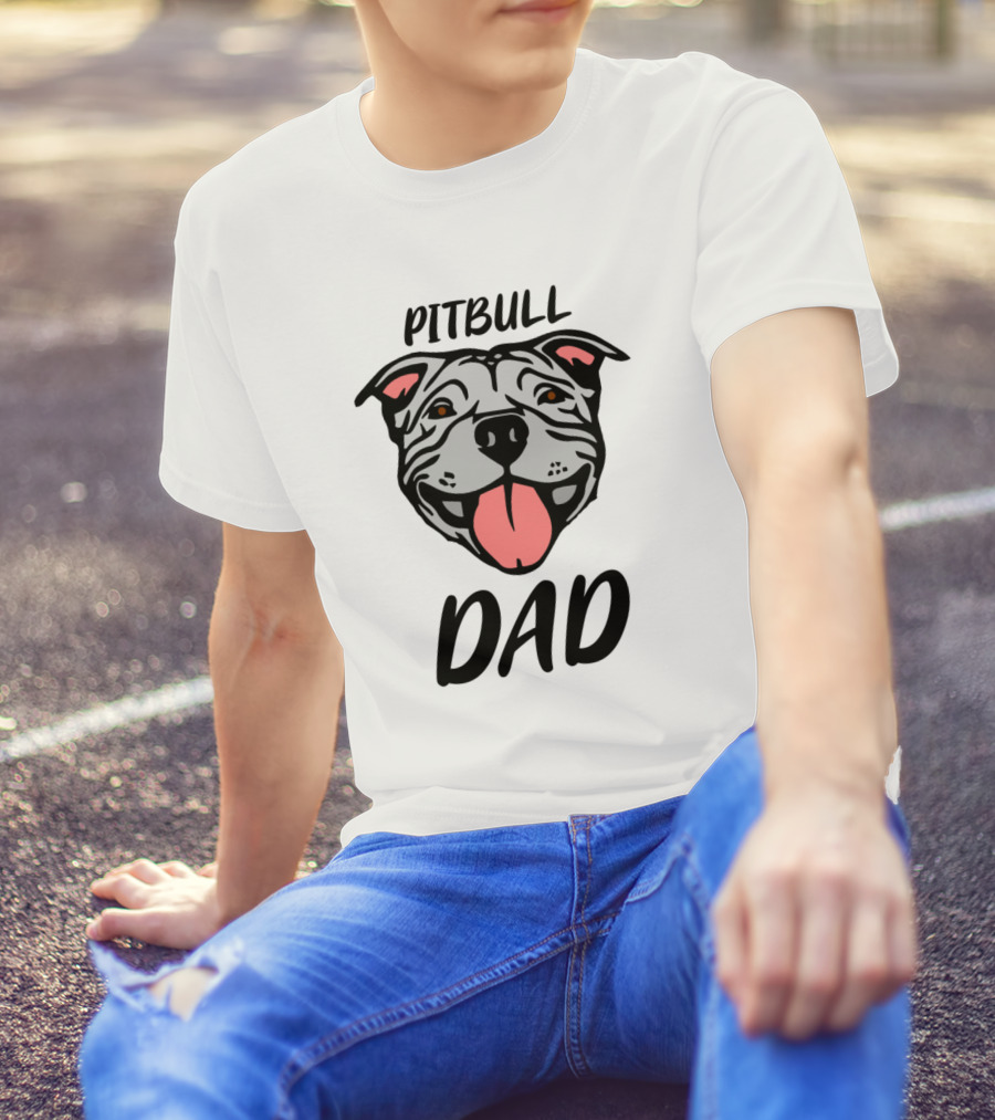 PITBULL DAD T-Shirt