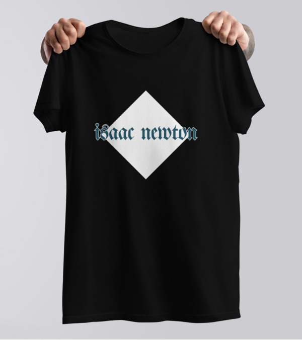 Isaac Newton Gothic Diamond Emblem T-Shirt