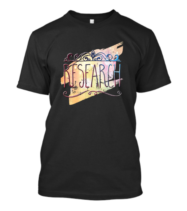 RESEARCH Colorful Swirl Pastel Brushstroke T-Shirt