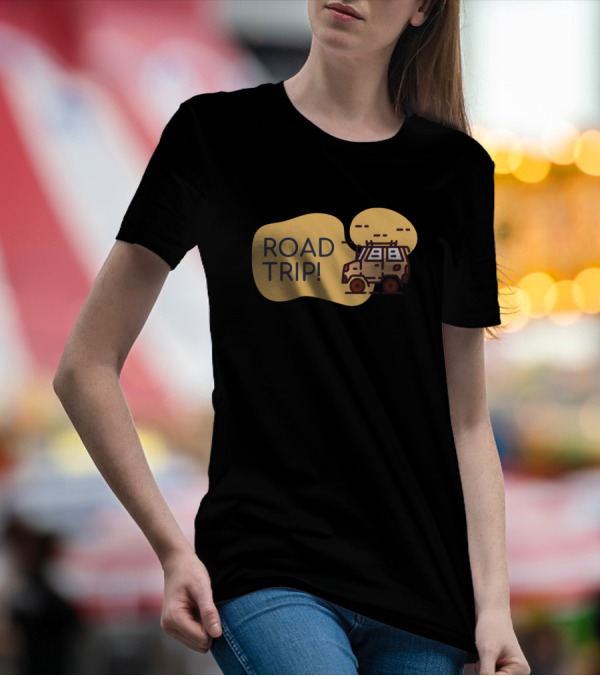 ROAD TRIP Jeep Adventure Journey T-Shirt