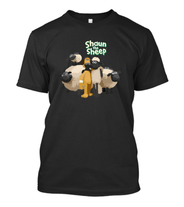 Shaun The Sheep And Friends Group Pose T-Shirt