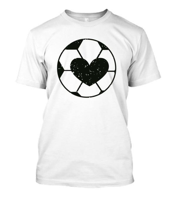Heart Soccer Ball T-Shirt
