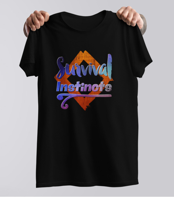 Survival Instincts Geometric Gradient T-Shirt