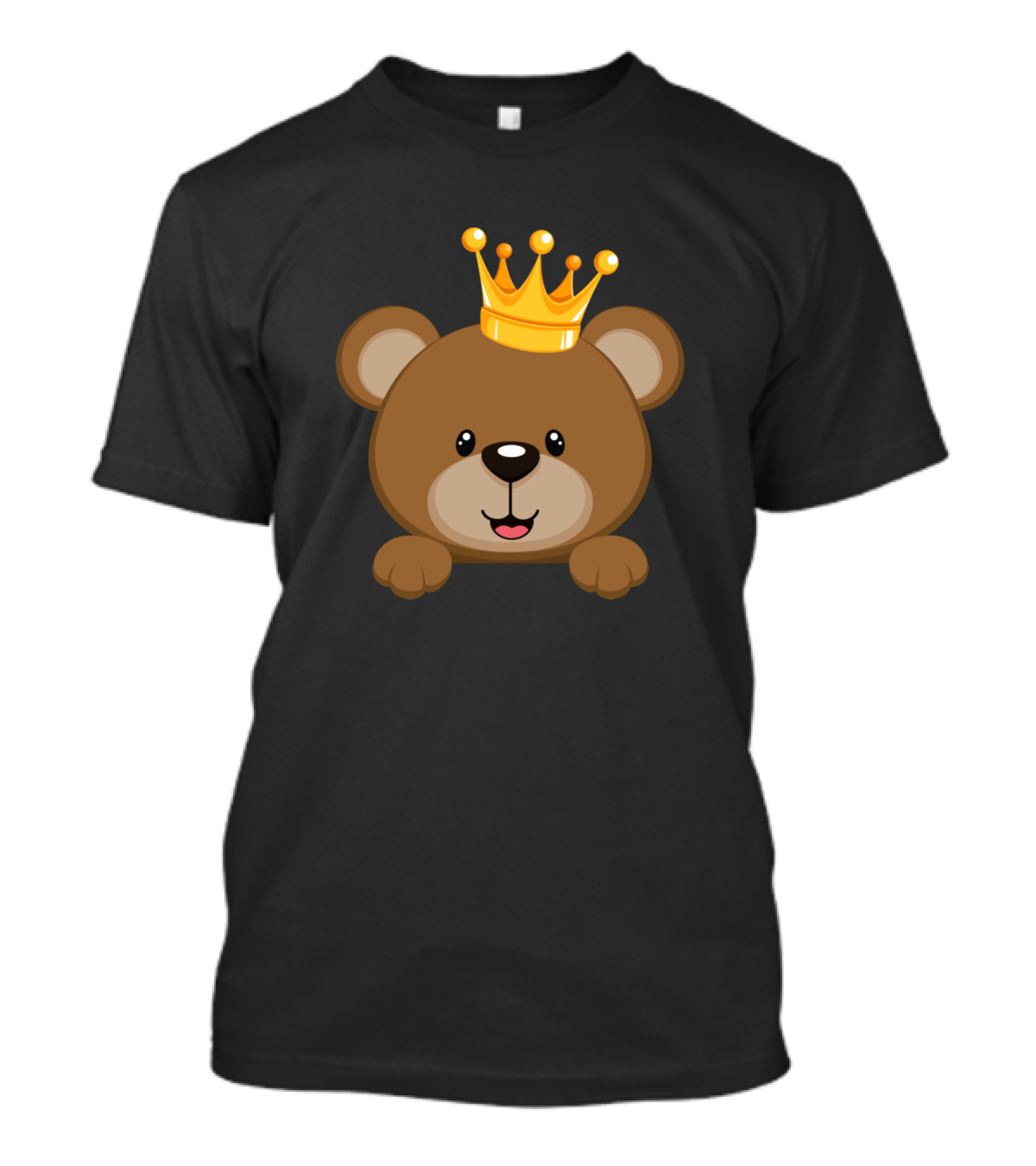 Teddy Bear Infant Crown Royalty T-Shirt