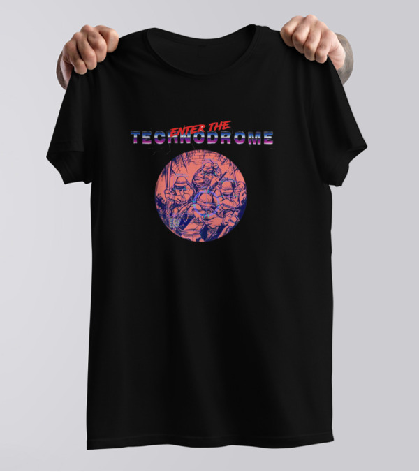 TMNT Enter The Technodrome Technovision T-Shirt