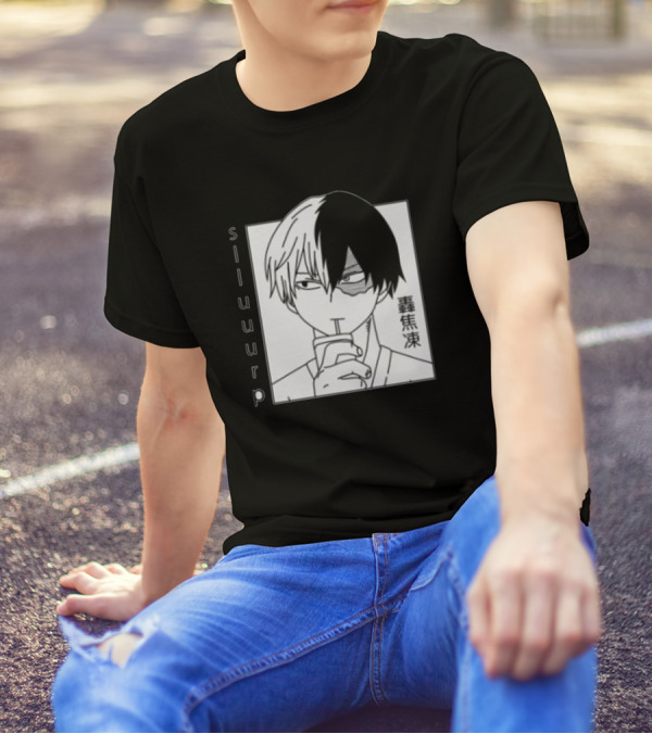 Sliuuurp Todoroki Bnha Manga Style Iconic T-Shirt