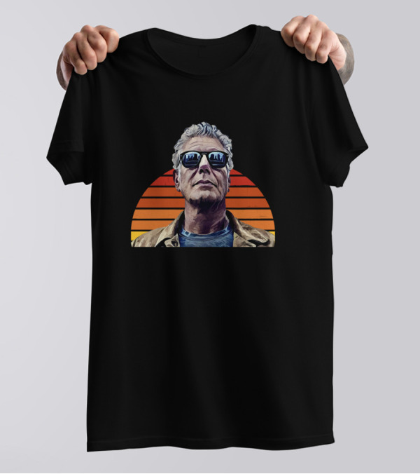Tony Retro Sunset Style Cool Glasses T-Shirt