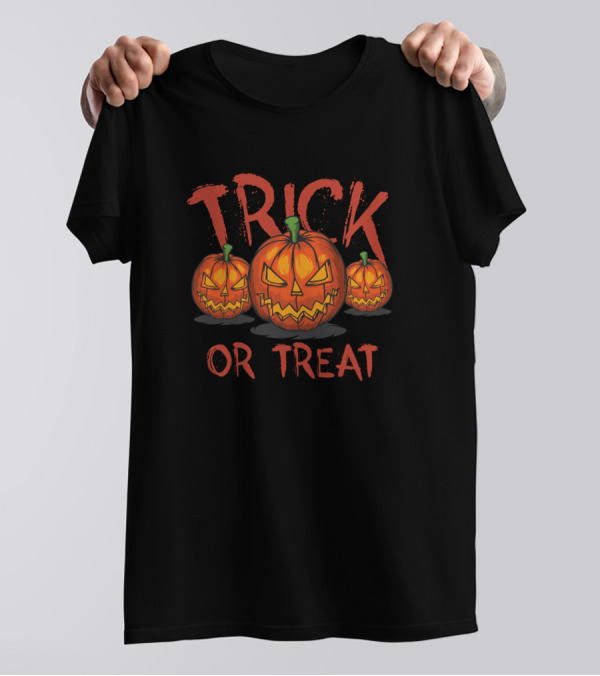 Trick Or Treat Pumpkin Trio T-Shirt