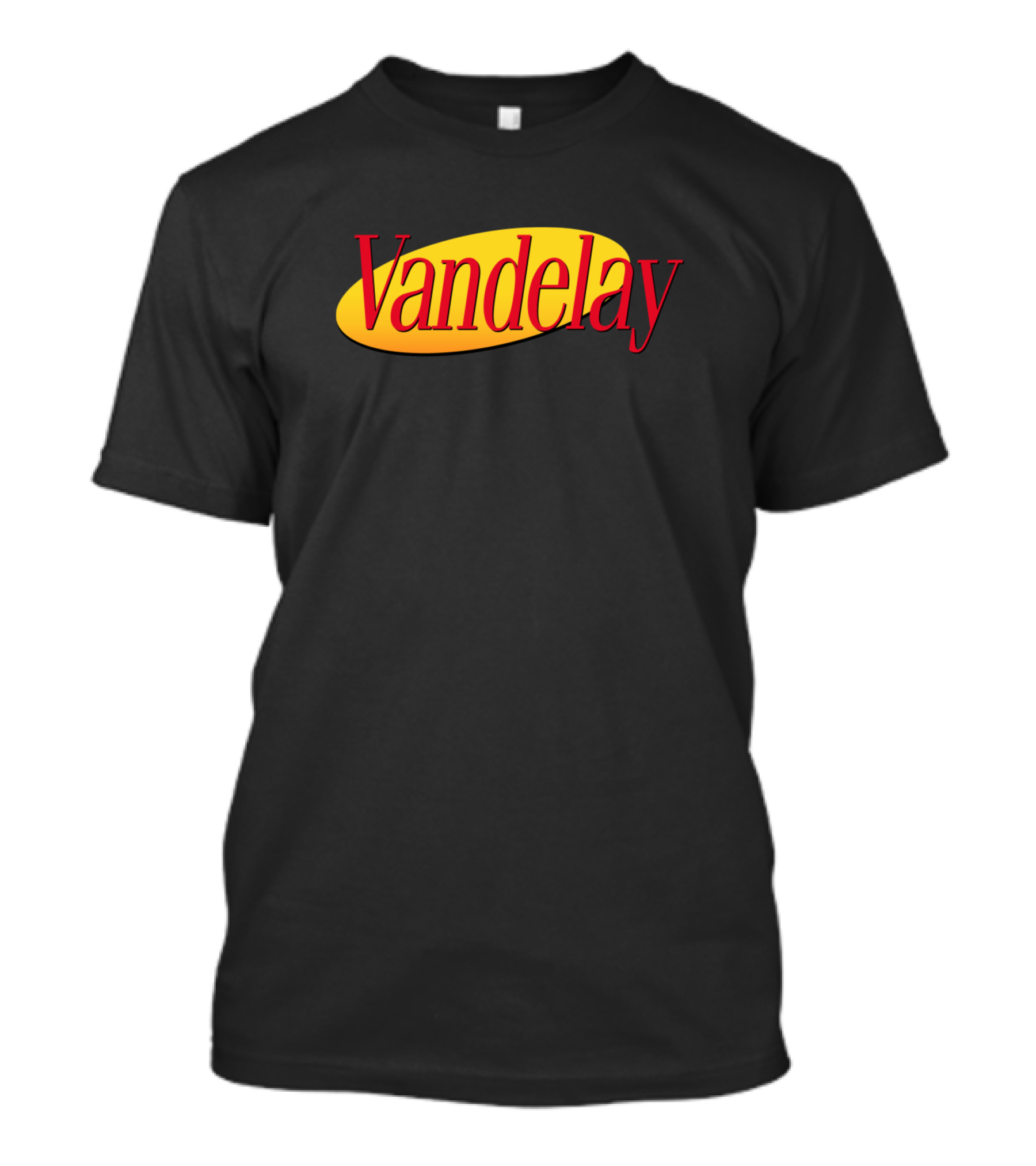 Vandelay Industries Seinfeld Parody Oval Yellow T-Shirt