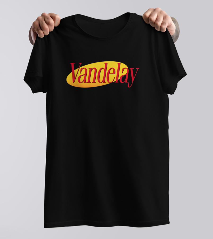 Vandelay Industries Seinfeld Parody Oval Yellow T-Shirt