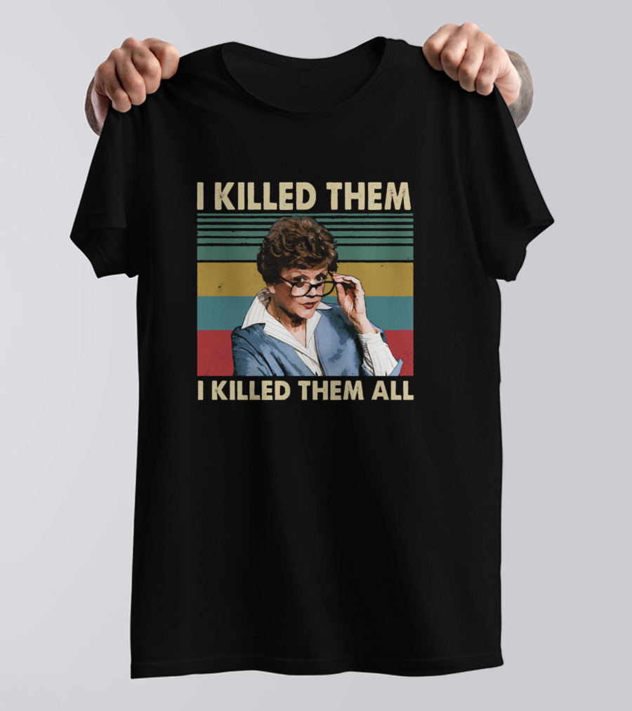 Vintage I Killed Them I Killed Them All Retro Style With Classic T-Shirt